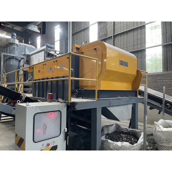 Eddy Current Separator to Remove Metallic Contaminants From Crushed Glass Recycling
